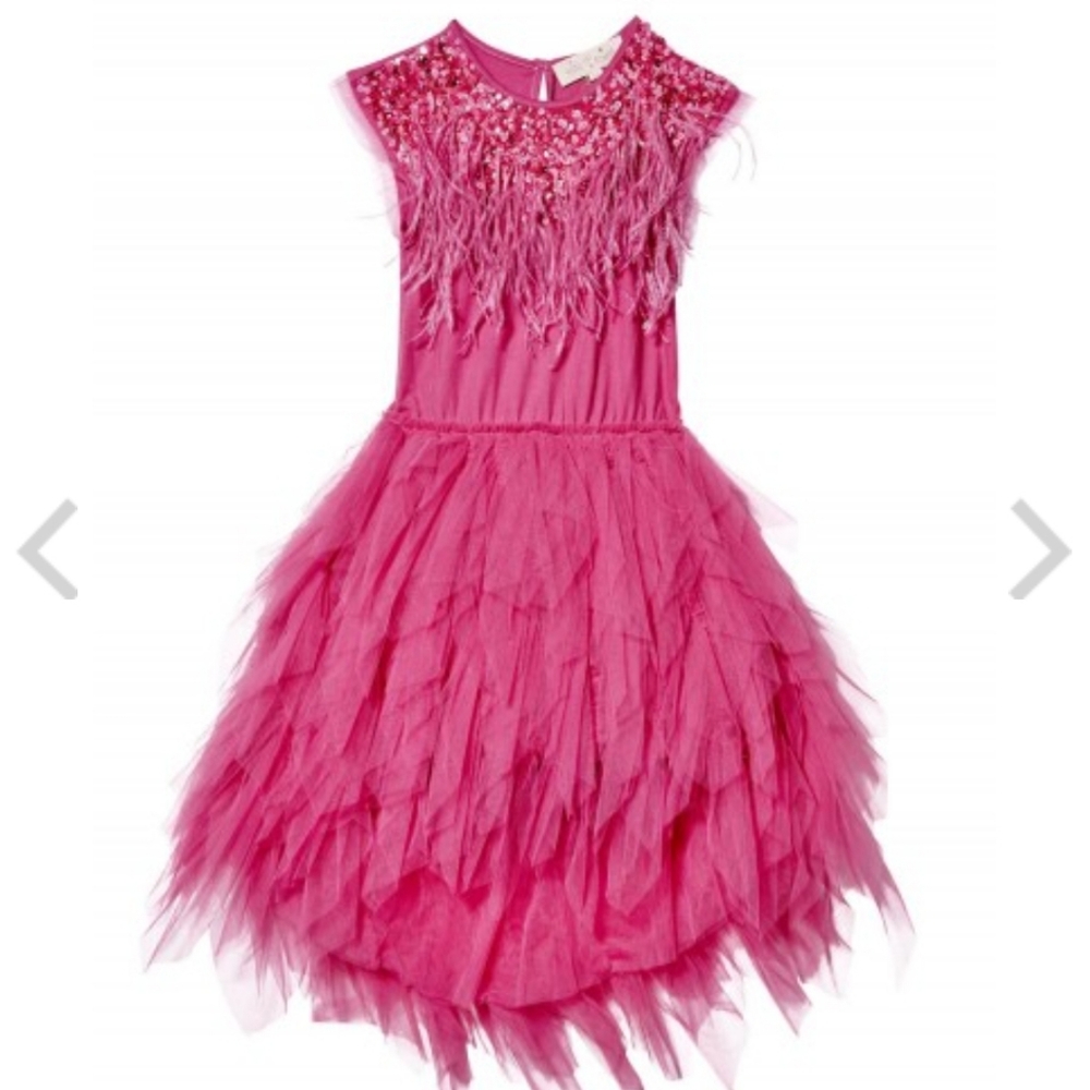 Tutu du monde FEATHER Barbie pink dress TTDM  4 5 6 7